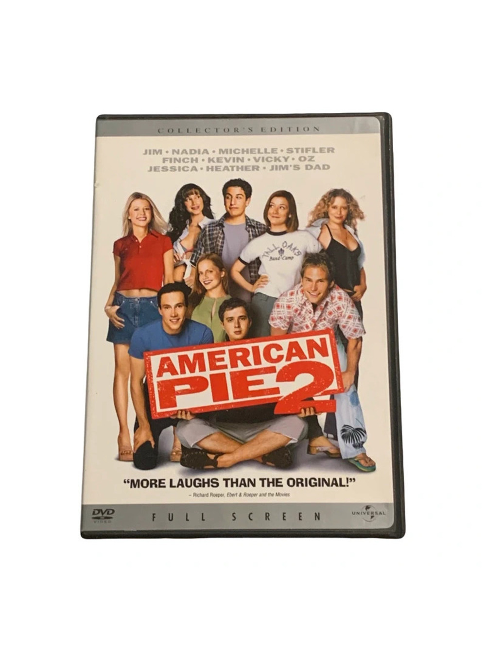 American Pie 2 DVD Collector's Edition Full Screen Comedy Movie Universal